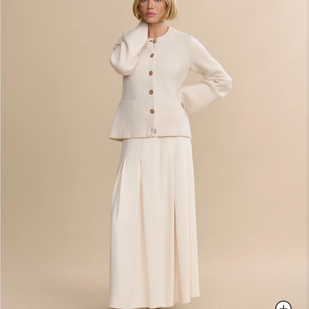 Jenni Kayne Cooper Cardigan Warm Ivory Size Large NWOT